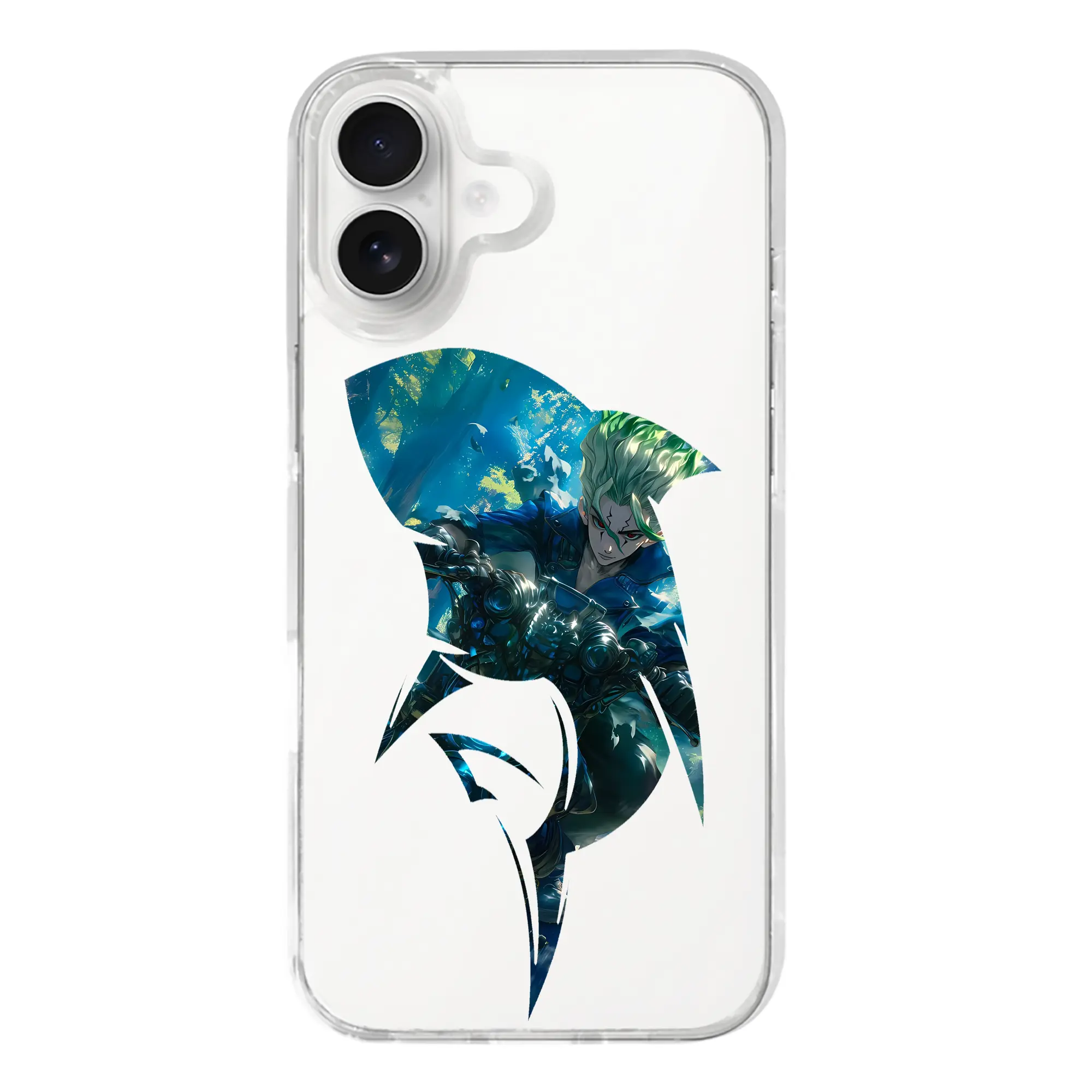 ドクターストーン グッズ,石神千空 - iPhone 17シリーズ 透明スマホケース – 薄型・耐衝撃・精密フィット保護カバー